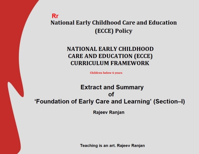 ECCE Objectives Of Early Childhood Care And Education National ECCE 