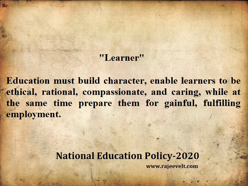 national education policy -rajeevelt