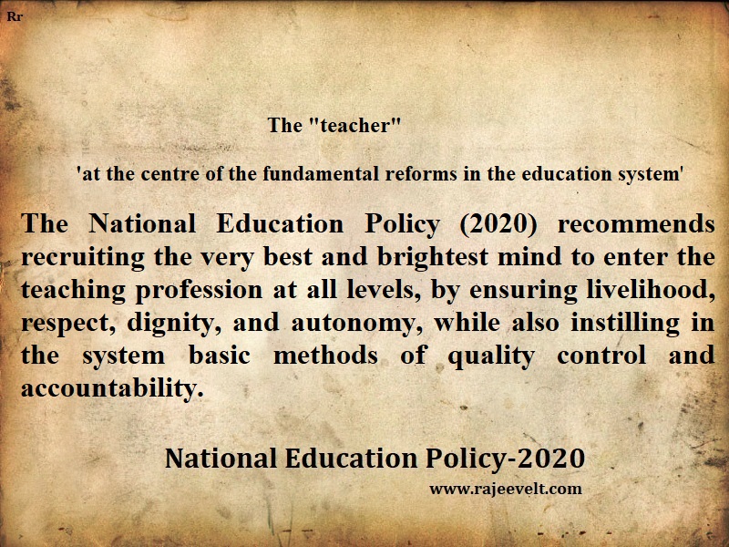 national education policy -rajeevelt