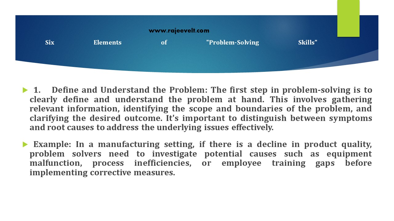 Problem-solving skills – School Education