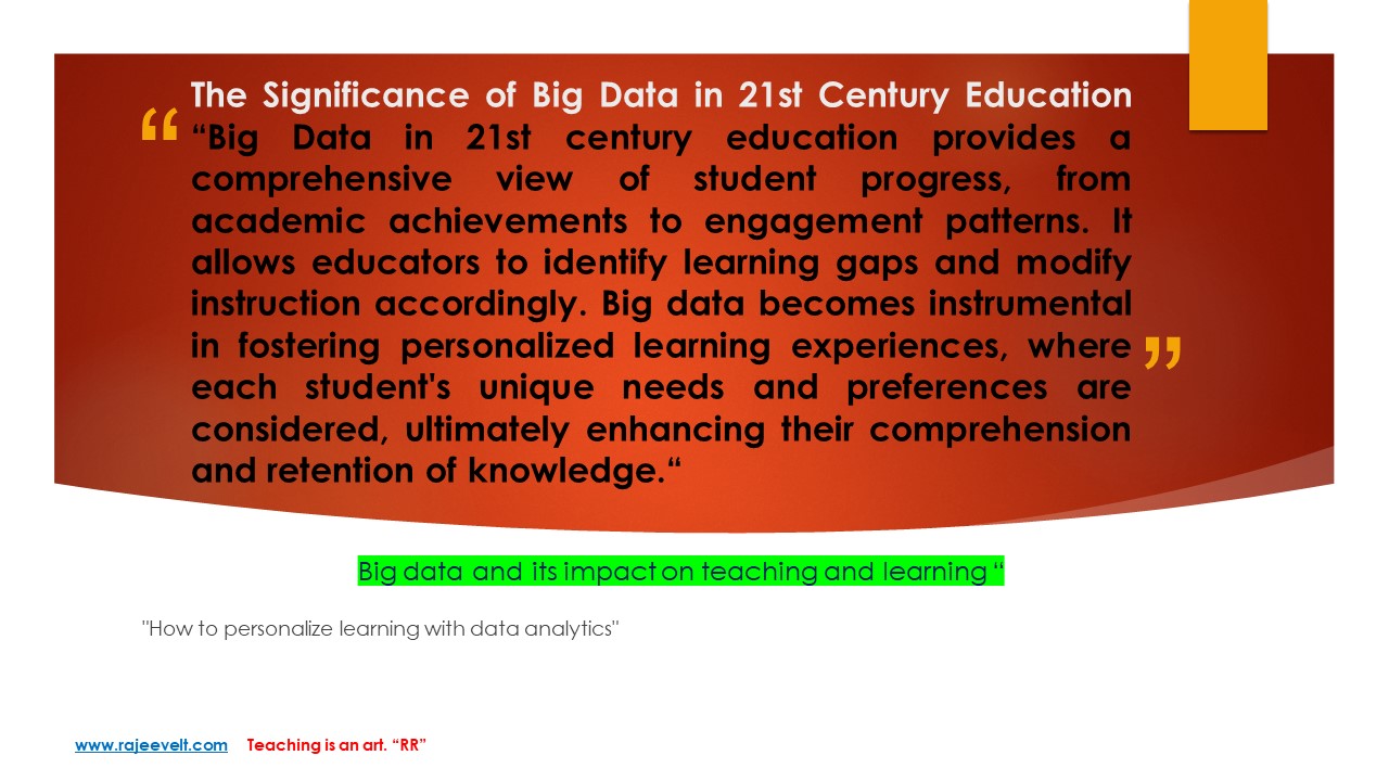 baseline data in education examples & how they help -... Future Trends and Prospects in Big Data in Education – SCHOOL EDUCATION