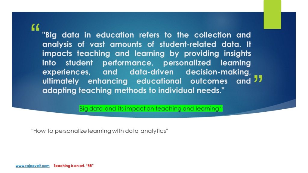 Five Essential Benefits of Big Data in 21st Century Education System ...