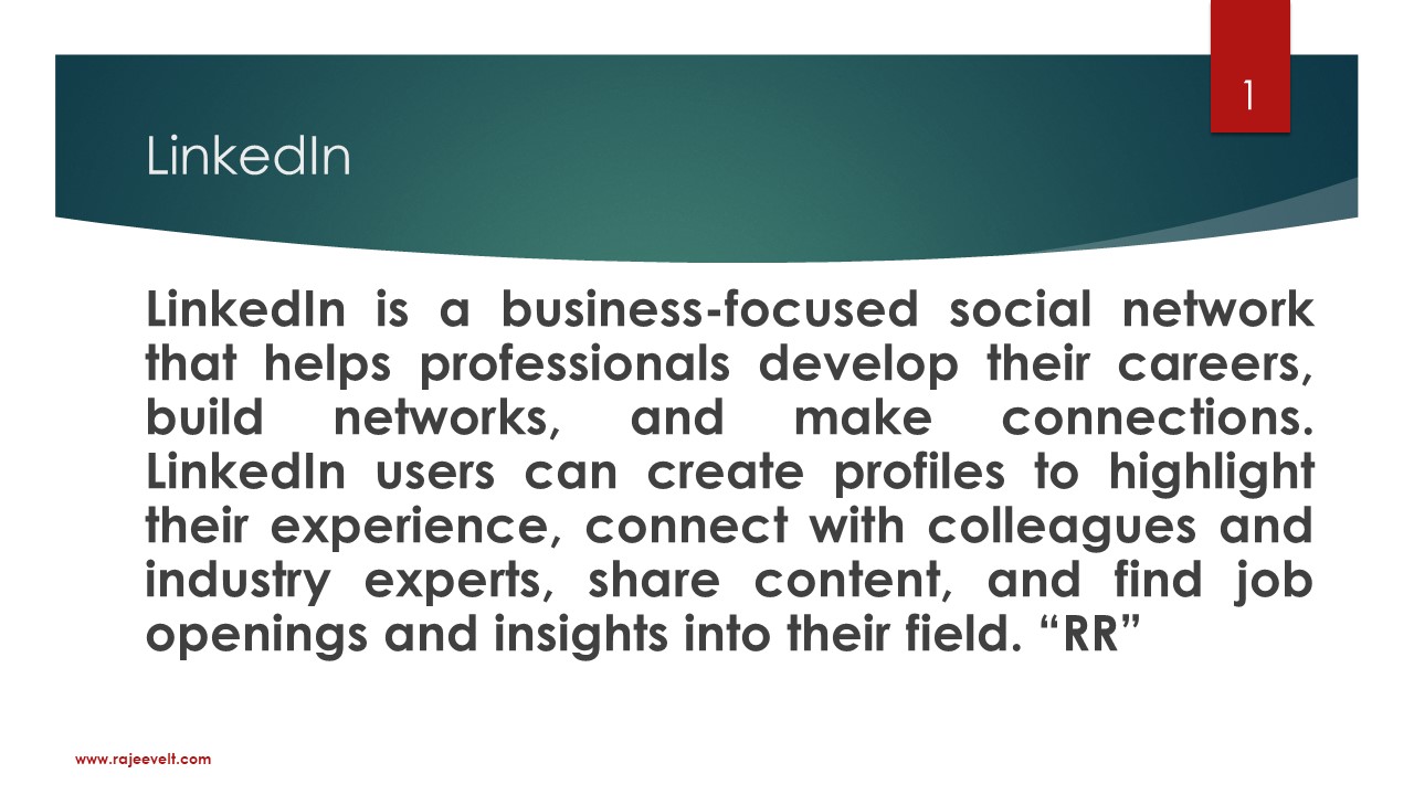 Ten Reasons Why LinkedIn is Essential for Personal and Professional ...